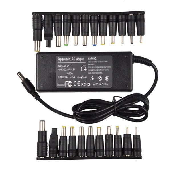 19V 4.74A 90W Universell Laptop Strömadapter Laddare för Acer för Dell för HP Laptop med 23 kontakter