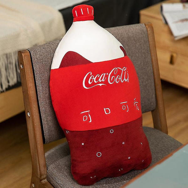 55 cm Simulering Kolsyrad Dryck Plyschkudde Rolig Sprite Coke Cola Fanta Soda Soda Mjuk fylld tecknad docka Ryggkudde Bästa presenten coca cola coca cola