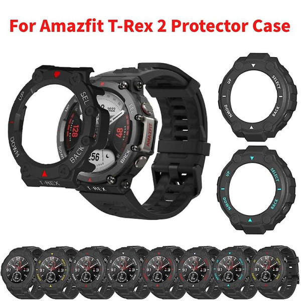 2-i-1-kuori + näytönsuojalasi Amazfit T Rex 2 Trex 2 -älykellolle