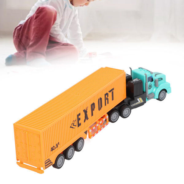 Skala 1:48 Fjärrkontroll Semi Truck High Simulering RC Carrier Transportbil för barn