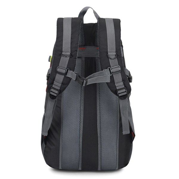 Premium Vattentät Utomhusvandringsryggsäck Stor Ryggsäck Utomhus Adventure Black