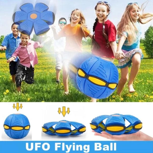 Blast Ball Flygande UFO-skiva Pop Up Boll Barnleksakspresentidéer Blast blå onesize