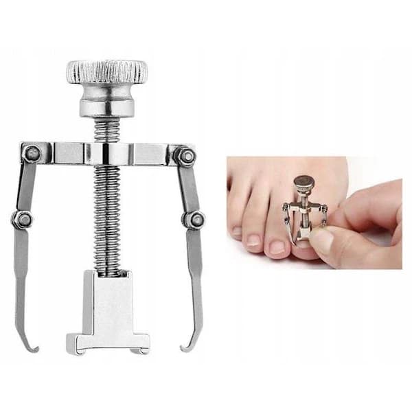 Pedicure Set for Ingrown Nails / Pedicure for Nails - 6-piece Silver Silver