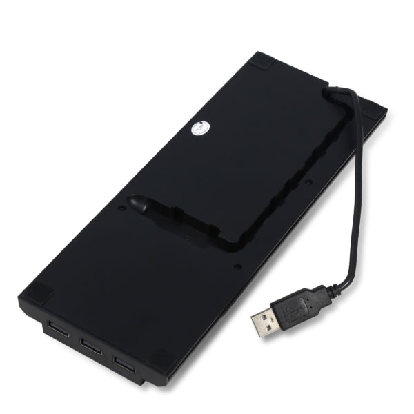 Vertikalt stativ med 3 kylfläkt 3 USB -portar Kylarbas för konsol