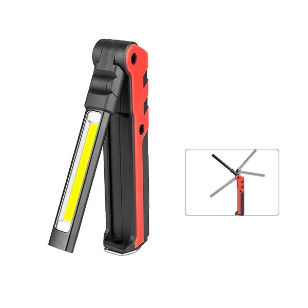 Cob+ USB taittuva, ladattava magneetti, taskulamppu projektori