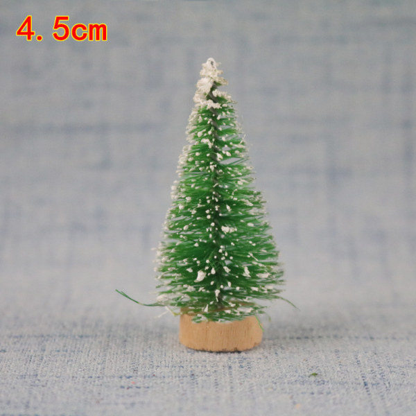 12 kpl Mini joulukuusi Joulupukki lumikoriste DIY Frost A3