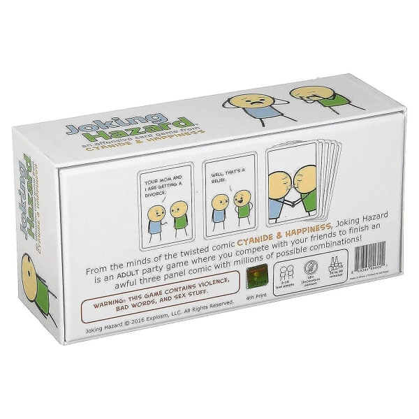 Kortspel (för vuxna) Joking Hazard, Flerfärgad [HK] Adults Joking Hazard