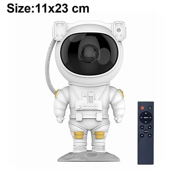 Astronaut Stjerneprojektor Stjernegalakseprojektor med timer, Led Stjernegalakseprojektorlys med fjernbetjening