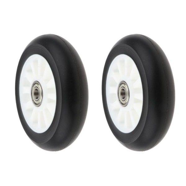 2 stk PU Scooter Hjul Speed ​​Skøjter Trolley Hjul Udskiftning