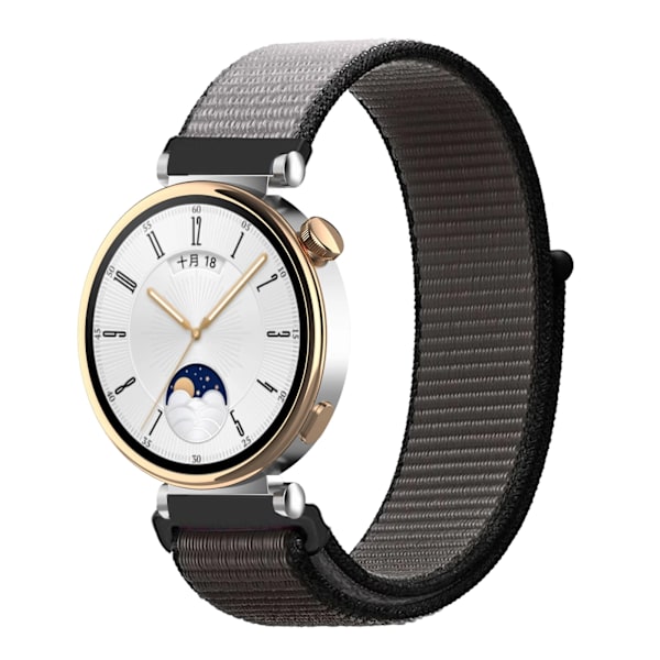 18MM Sport Nylon Loop Band För Xiaomi Mi Smart Watch Armband Dam Armband För Garmin Vivoactive 4S/Venu 2s Correa Armband Iron anchor ash Iron anchor ash 18MM