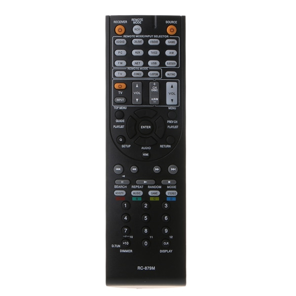 RC-879M Erstatningsfjernkontroll for Onkyo AV-mottaker TX-NR535