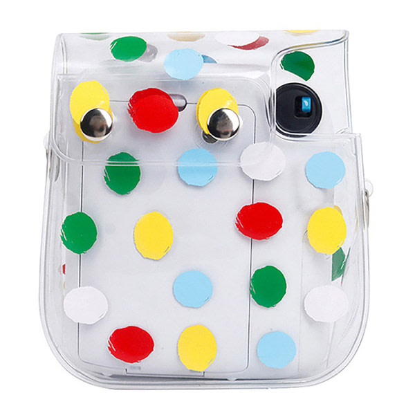 För Instax Mini 12/11 Polaroid Instant Camera Case PVC Trave Pr Transparent 1 Transparent 1