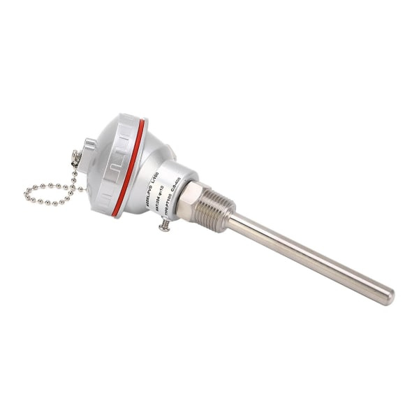 Pt100 temperatursensor sond 10 X 100 mm Pt1/2in gänga 3w gänga termoelement terminalhuvud
