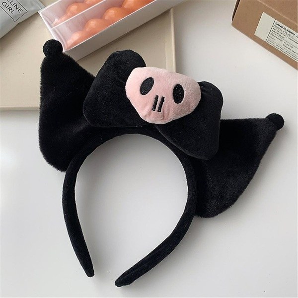 Kvinder Piger Kawaii Kuromi Plys Hårnålsører Pandebånd Hårbånd Kostume Cosplay Rekvisit Præsentation