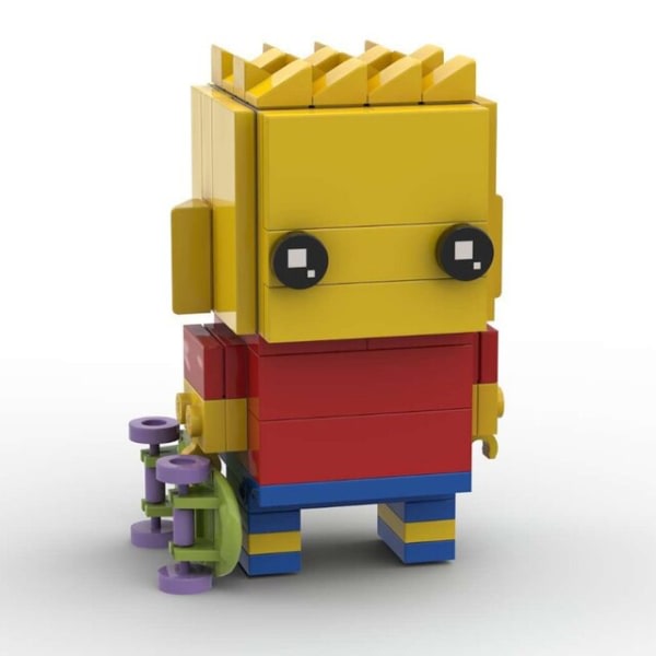 Kreativ film Simpsonlying Familj Anime Figurer Brickheadz Byggstenar The Cartoon Sitcom Set Leksaker för barn Barn Son