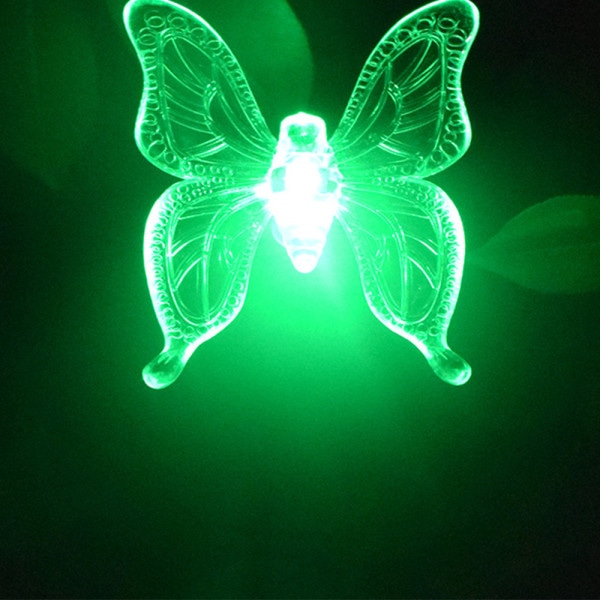 3-pak LED farveskiftende solcelle-drevet udendørs LED-havebelysning