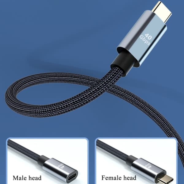 2RCA Han til 2RCA Han Audio Video Kabel RCA Audio Splitter Kabel til DVD Audio 1.38M