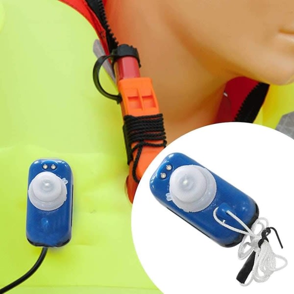 Flydevest LED-lys, plast flydevest automatisk lys,