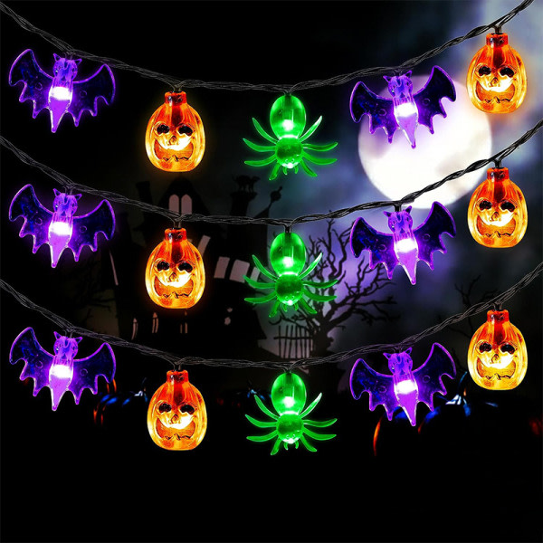 Halloween lampor utomhus inomhus pumpa fladdermus Spider Halloween St B2