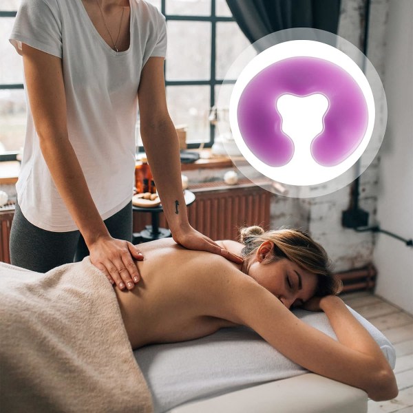 Silikon Ansigtspude Spa Massagepude til Ansigtsmassage Sal