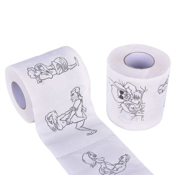 Rolig Toalettpapper Badrum 3 Ply Hushåll Kul