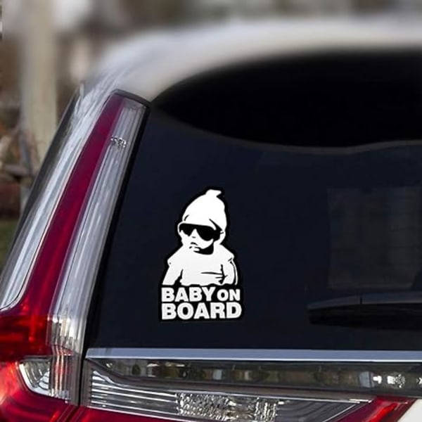 Baby on Board-dekal för bil (5 delar) Barnvagnsdekal Logotypdekaler nr Su