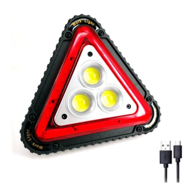 Vanntett 30W 1500LM LED arbeidslys 3 COB bærbar LED