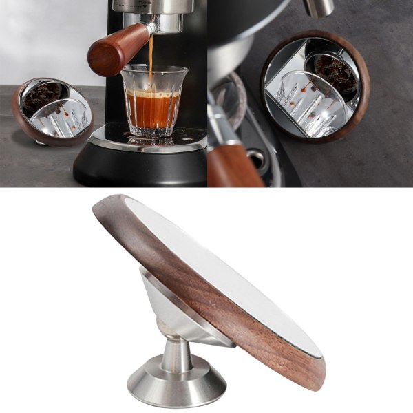 Espresso Shot-spegel för bottenlöst portafilter Svängvinkel Trälinsflödeshastighet Observationsreflekterande spegel för café