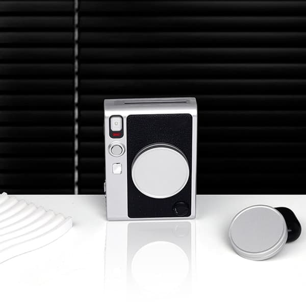 Støvtätt deksel for Instax Mini EVO Aluminiumlegering Instant Silver