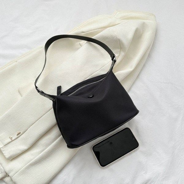 Enfarvet Crossbody-taske til damer Enkel Vandtæt Oxford Cl Blå
