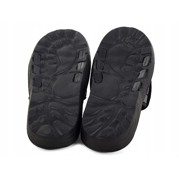 Acupressure Slippers with Massage Points - Adjustable Black M Black 40/41