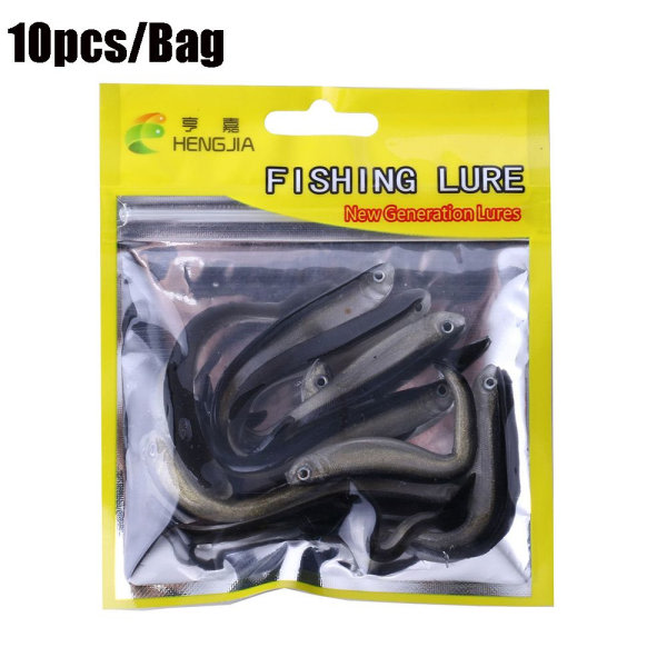 10ST Maggot Fiskebete Masker Fisk Lure Mjuke Reker