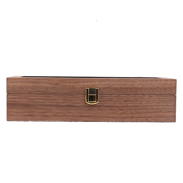 Klockbox för 6 klockor Trä - Valnöt brown