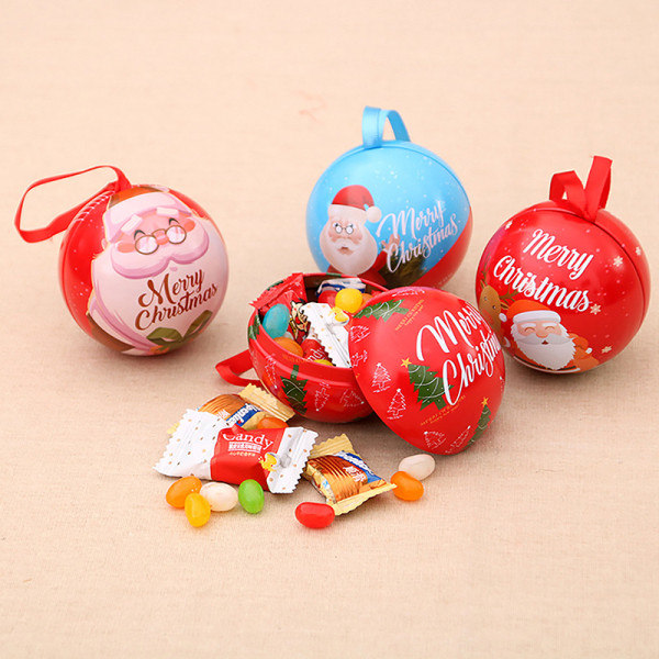 7 cm Julgran Dekor Ball Bauble Tryckt Jul Fest Hängande G one size G one size