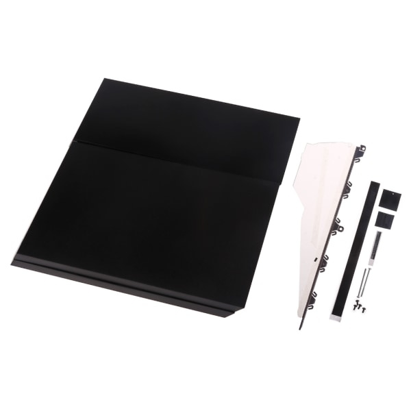 Solid Color Shell til Spilkonsollen - Beskyttelse til PS4 1000 1100 - Sort