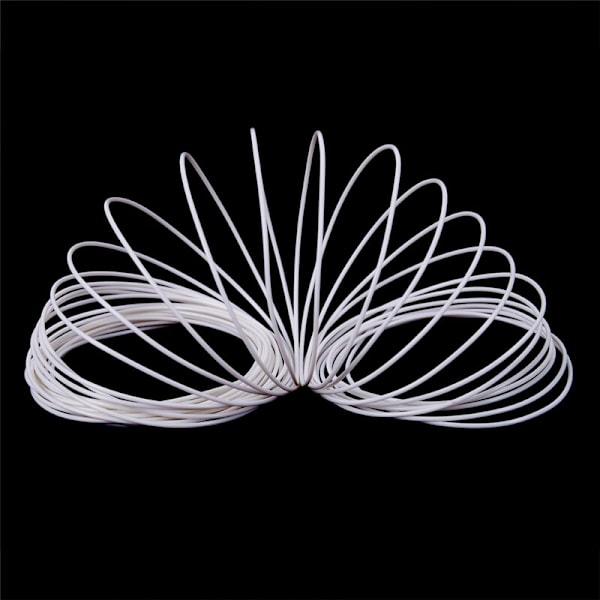 4x 1,75 mm PLA 3D-kynän filamentti, valkoinen, 10 m per rulla