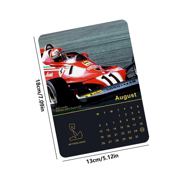 Sportsbilkalender A one size A one size