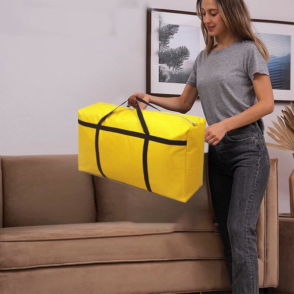 Enkle og stilige oppbevaringsposer i canvas, tunge