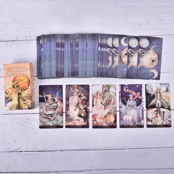Tarot of the Little Prince Cards Deck Instruktionshäfte Div Multicolor én størrelse Multicolor one size