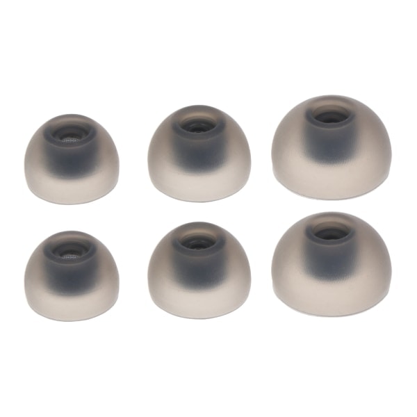 6 stk in-ear ørepropper for Galaxy Buds2 hodetelefoner Silikonbeskyttelse Bytte av cap SM-R177 Ørepropper Ørepropper Øreputer Svart Black