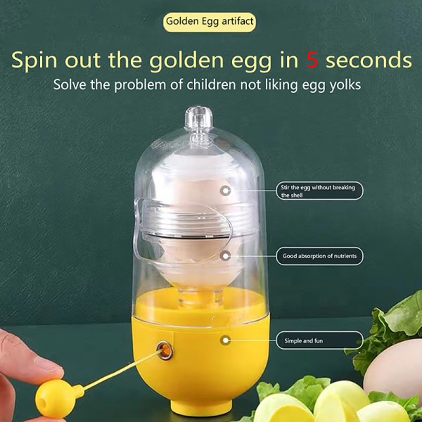 Innovativ Whirlwind Puller Blender Egg Shaker Manuell kastare S