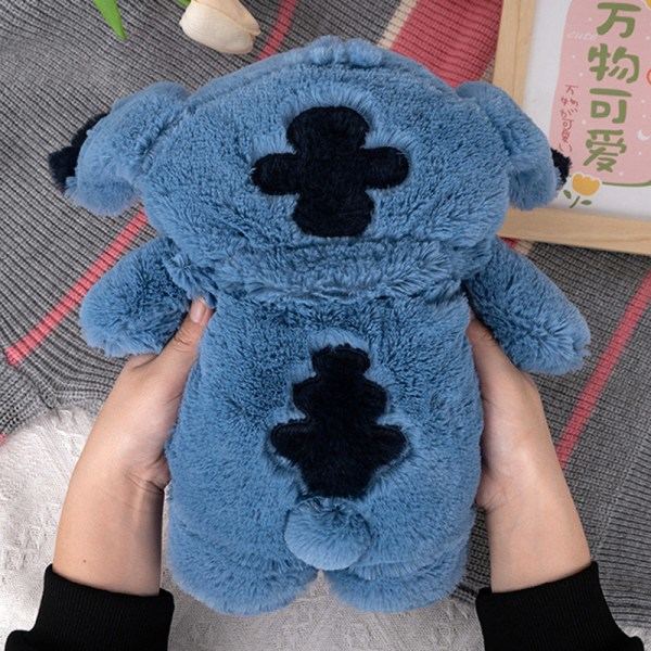 Anime Kawaii Stitch Plysj Varmeflaske Vinter Hjem Vann Fi A oneszie A oneszie