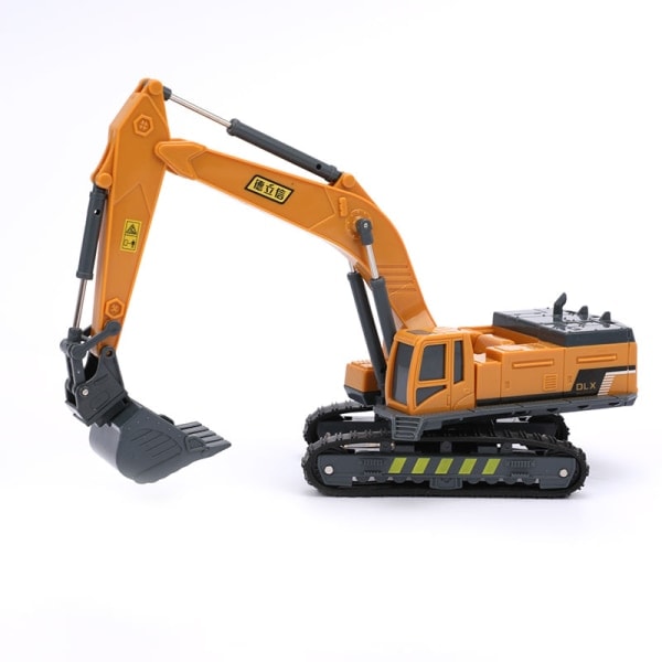 Leksaksmodell kran Orange Grävmaskin