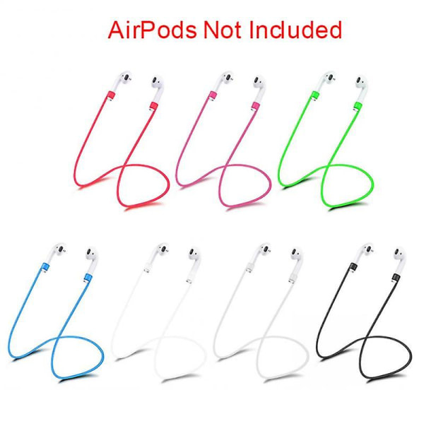 55 cm för Airpods Silikon Anti-tappad nackrem Trådlös hörlurssnöre Hörlurssladd Hörlurstillbehör
