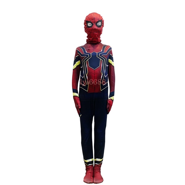 Halloween-kostym för barn, superhjälte Spider-Man tights Homecoming Expedition Iron Man-dräkt New Iron Spider-Man M