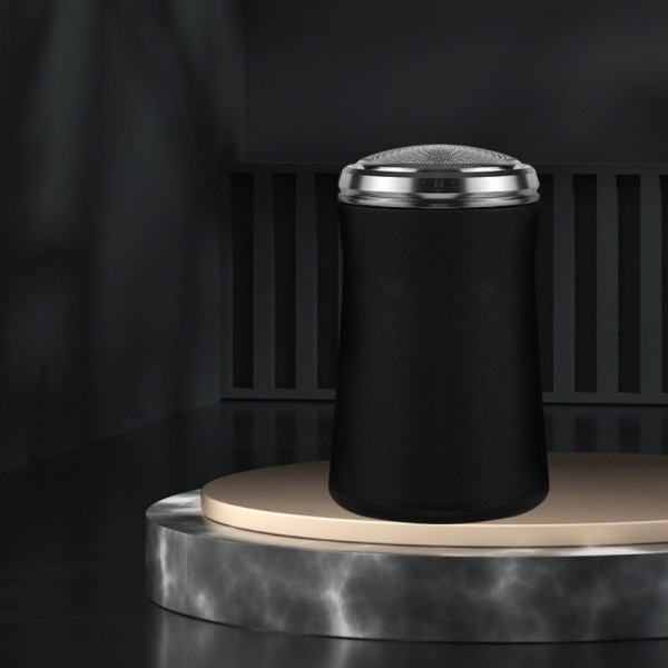 Mini Sähköinen Partakone Rakmaskin MUSTA musta black