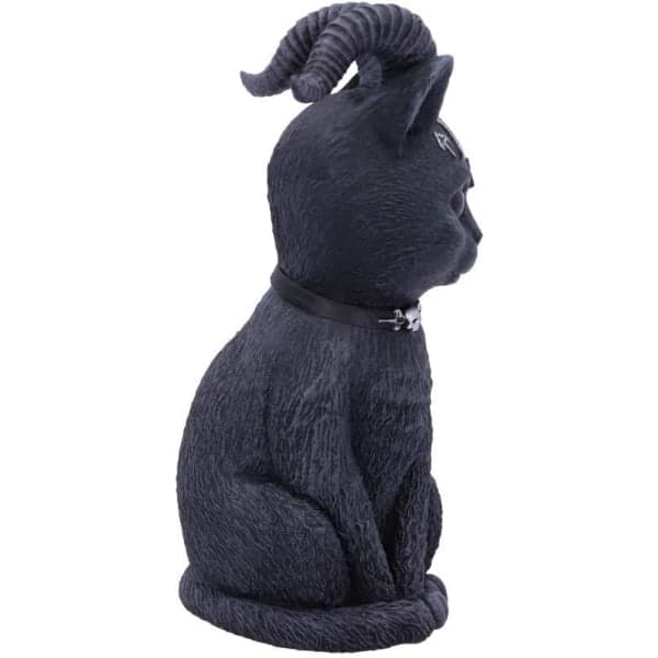 CDQ Pawzuph Polyresin figur, sort og sølv, 11 cm