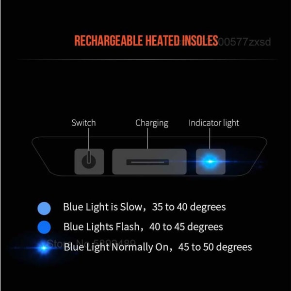 Aerogel oppvarmede innersåler Oppladbare elektriske innersåler Fotsula Pad Matte Trådløs fjernkontroll Fotvarmer 41-42 Menn