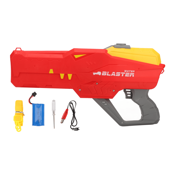 Barnevasskyting leketøy høytrykks interaktiv sommer elektrisk vannsprøyteleketøy 500ml vanntank rød