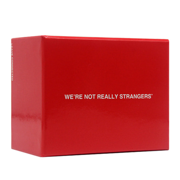 Nytt We Are Not Really Strangers Not Strangers kortspel